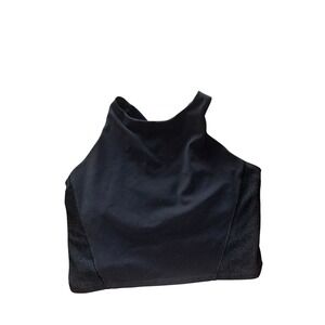 Athleta Women's‎ Small Black Sports Bra Workout Activewear Medium Support